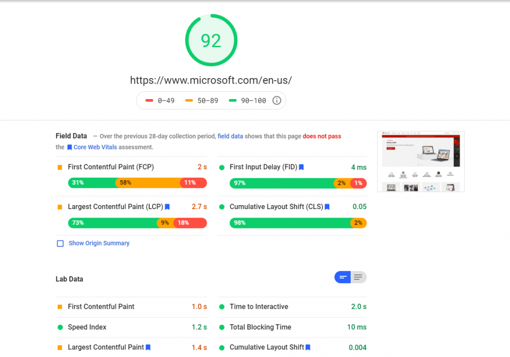 راهنمای استفاده Speed Test Insight گوگل